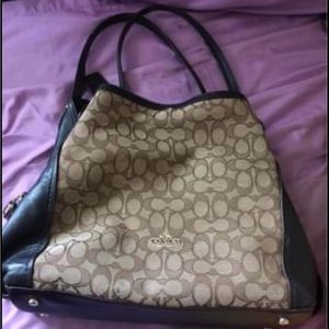 Coach Dark Brown/Beige